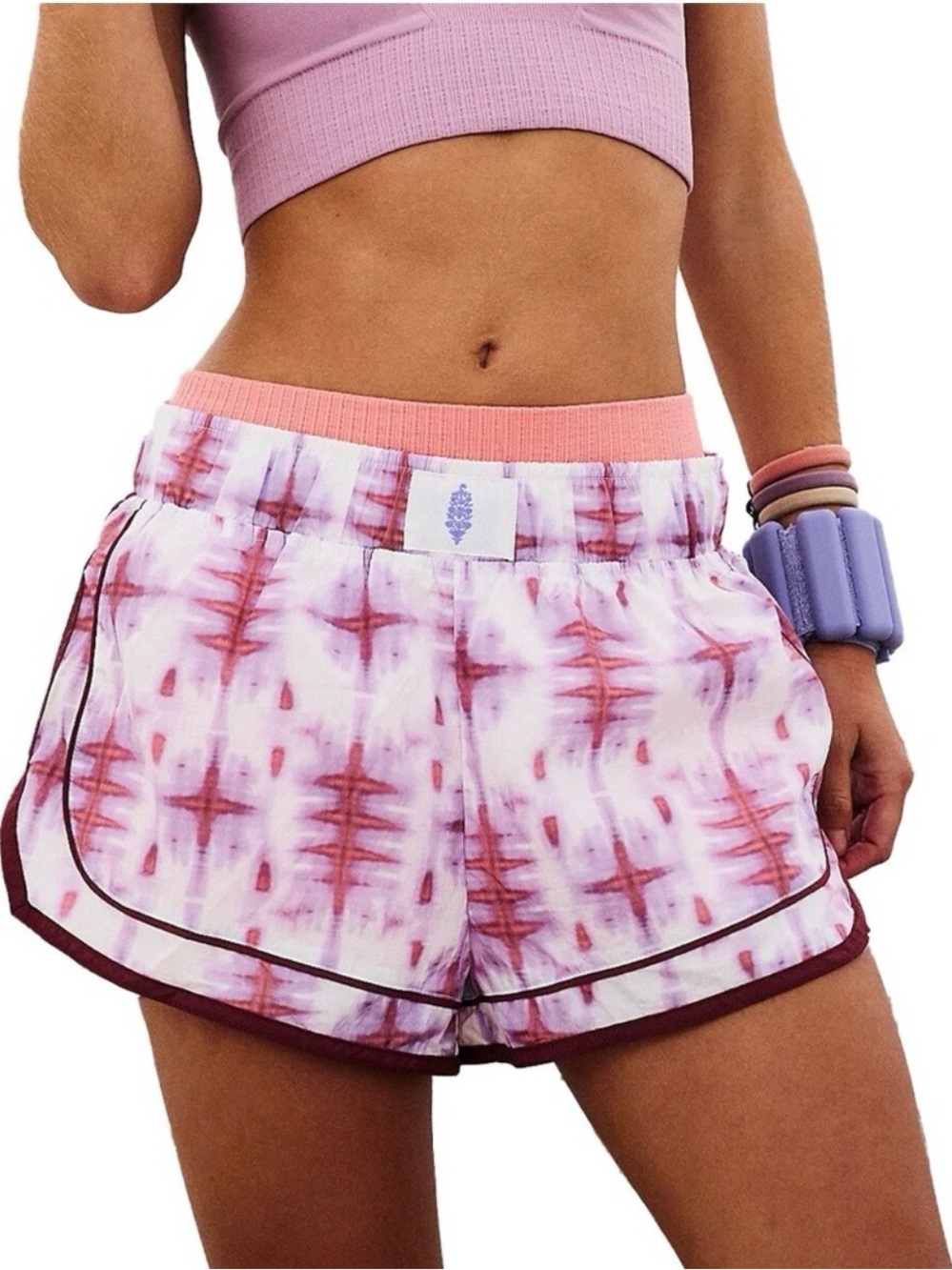 🌺FP Movement Women’s Varsity Blues Print Shorts